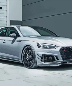 Nardo Grey Audi Rs5 Diamond Painting