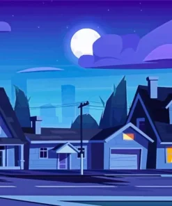 Neighborhood Animation Diamond Painting