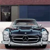Old Black Benz Diamond Painting