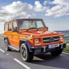 Orange Mercedes G63 Diamond Painting