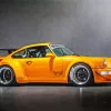 Orange Rwb Porsche Diamond Painting