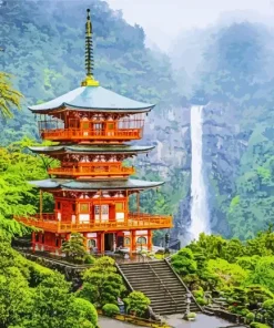 Pagoda Tower Diamond Painting