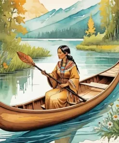 Sacagawea Art Diamond Painting