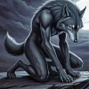 Sad Werewolf Diamond Painting