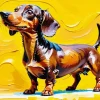 Sausage Dog Art Diamond Painting