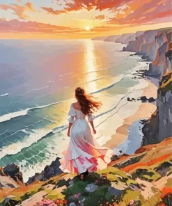 Sea Sunset Art Diamond Painting