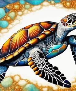 Sea Turtle Art Diamond Painting