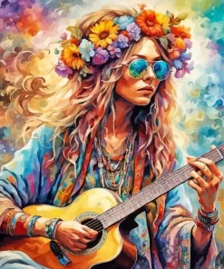 Simple Hippie Art Diamond Painting