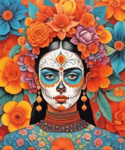 Sugar Skull Girl Diamond Painting