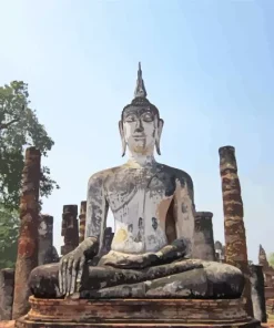 Sukhothai Historical Park Diamond Painting