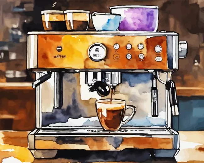 vintage coffee machine Diamond Paintings Vintage Coffee Machine Diamond Painting
