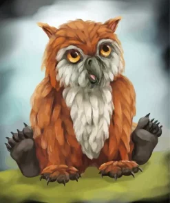 Wild Owlbear Diamond Painting