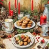 Christmas Cookies And Candles Diamond Painting