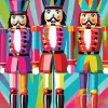 Colorful Illustration Christmas Nutcracker Diamond Painting