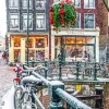 Aesthetic Snowy Amsterdam Art Diamond Painting