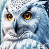 Aesthetic Snowy Owl Art Diamond Painting