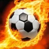 Aesthetic Soccer Ball Fire Art Diamond Painting
