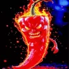 Burning Red Chilli Pepper Diamond Painting
