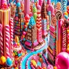 Candy City Diamond Painting