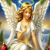 Christmas Angel Diamond Painting