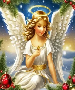 Christmas Angel Diamond Painting