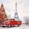 Christmas In Paris France Diamond Painting