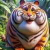Chubby Tiger Diamond Painting