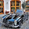 Classic Black Mercedes Diamond Painting