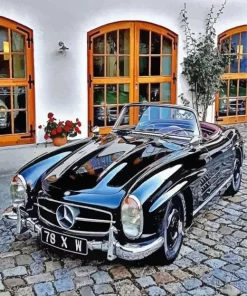 Classic Black Mercedes Diamond Painting