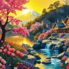 Cool Spring Landscape Diamond Painting