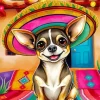 Mexican Chihuahua Diamond Painting